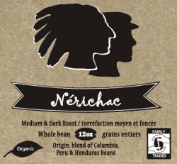 Nérichac coffee label
